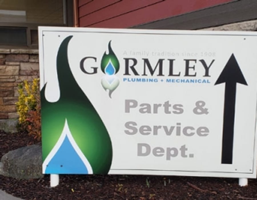 The Gormley Parts & Service sign outside the McMinnville store